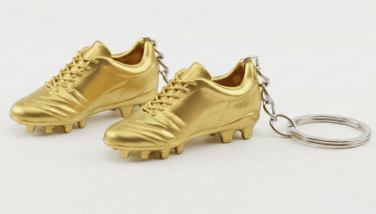 world cup 2026 3d models_18_golden soccer cleat keychain
